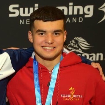 Celebrating Finn Russ’ swimming achievements
