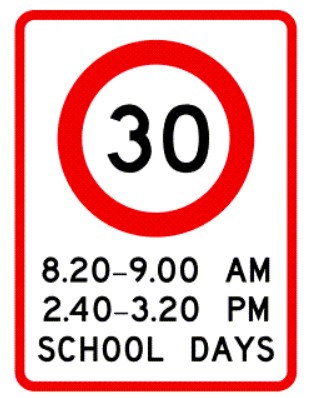 Speed limit changes around schools