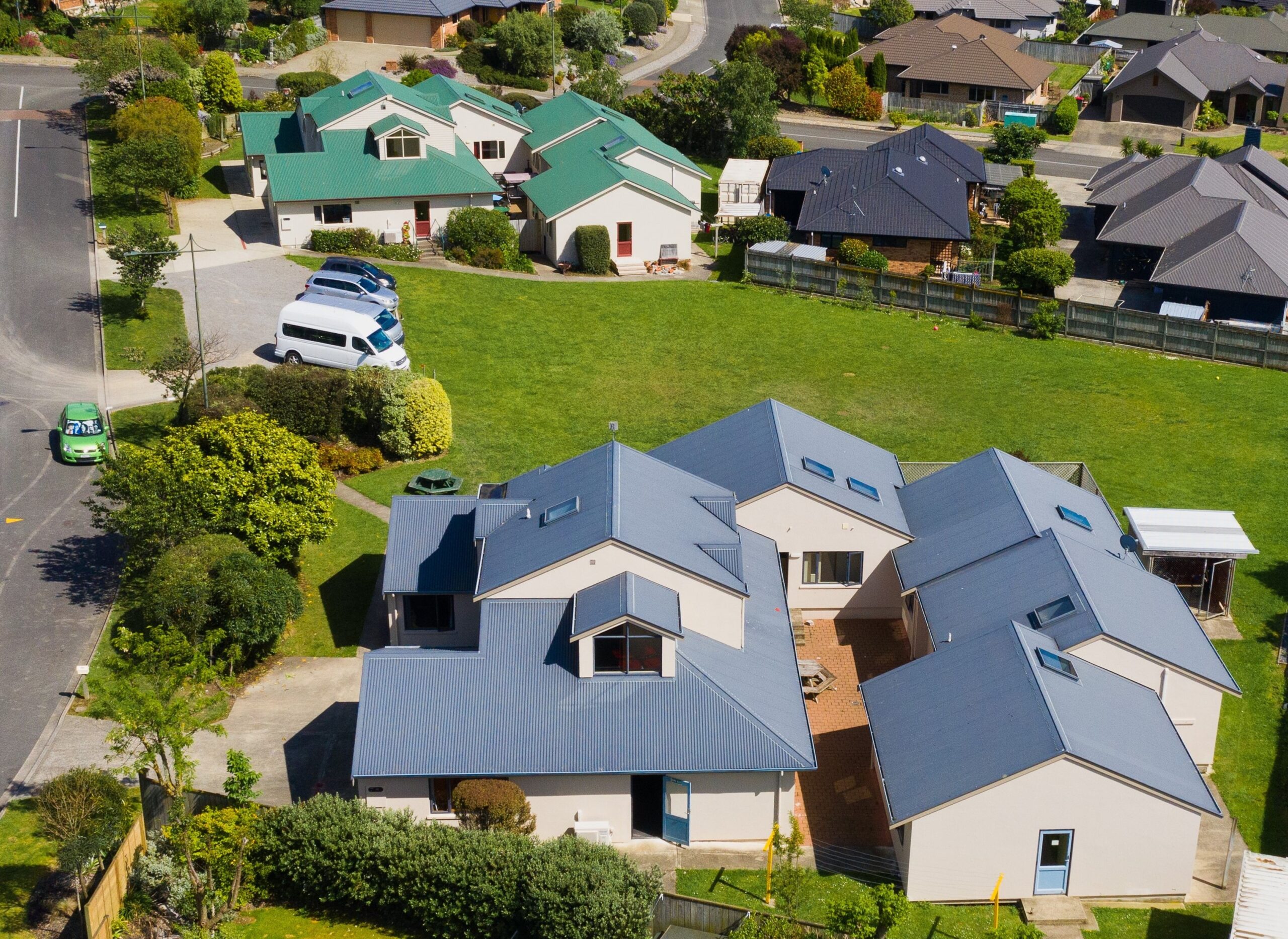 Hostel aerial view